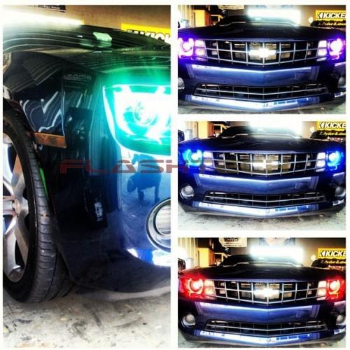 Chevrolet camaro v.3 fusion colorshift halo headlight kit (2010-2013)