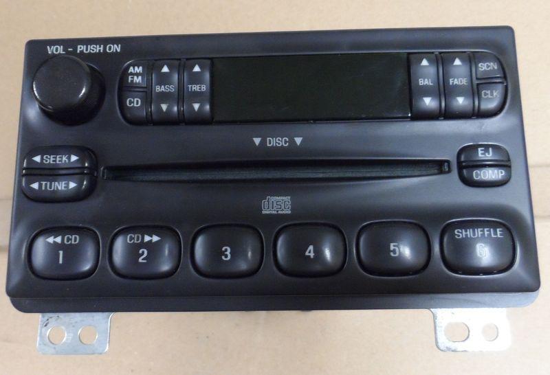 02-04 ford mustang explorer mountaineer cd player yw7f-18c815-aa