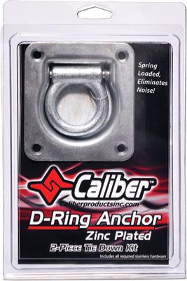 Caliber trailer d-ring kit pr/ tie down stainless steel