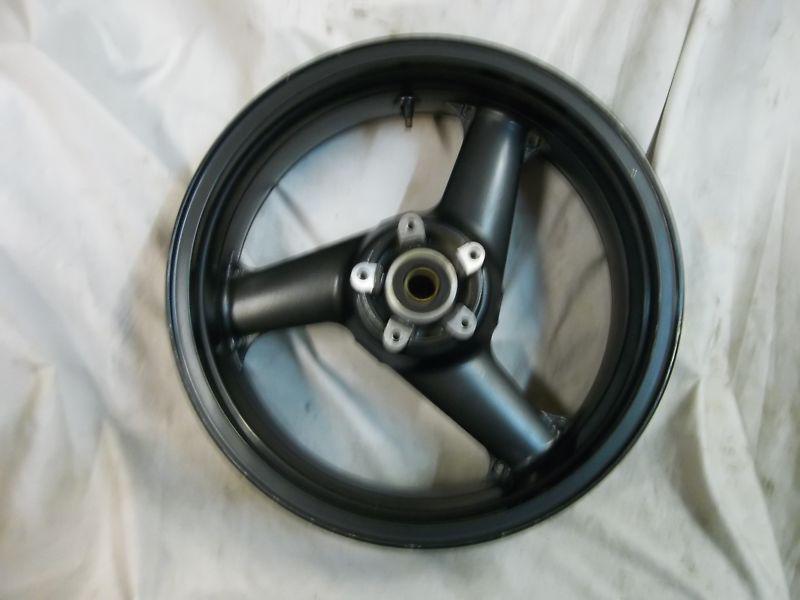 1995 kawasaki zx7r zx9r ninja dark gray rear wheel 17 x 5.50 *b68f