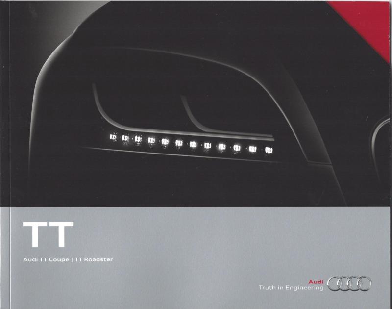 2014 audi tt coupe & roadster  &  tts  54 page prestige brochure 