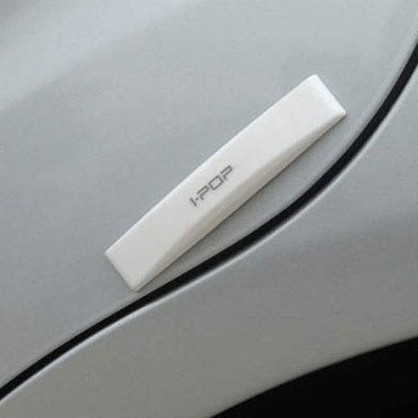 4pcs carex ipop silky rubber car door edge guard guards bumper protector white