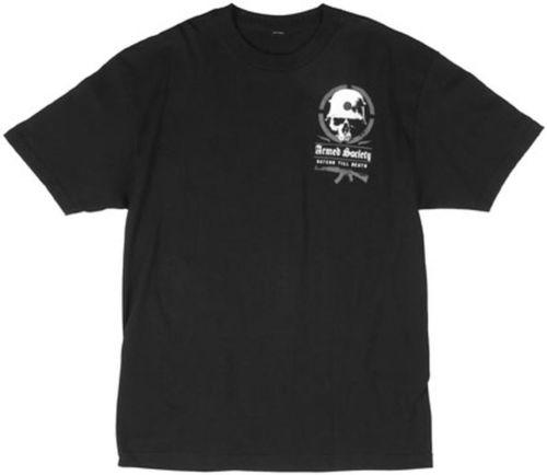 New msr metal mulisha enemy adult cotton tee/t-shirt, black, 2xl/xxl