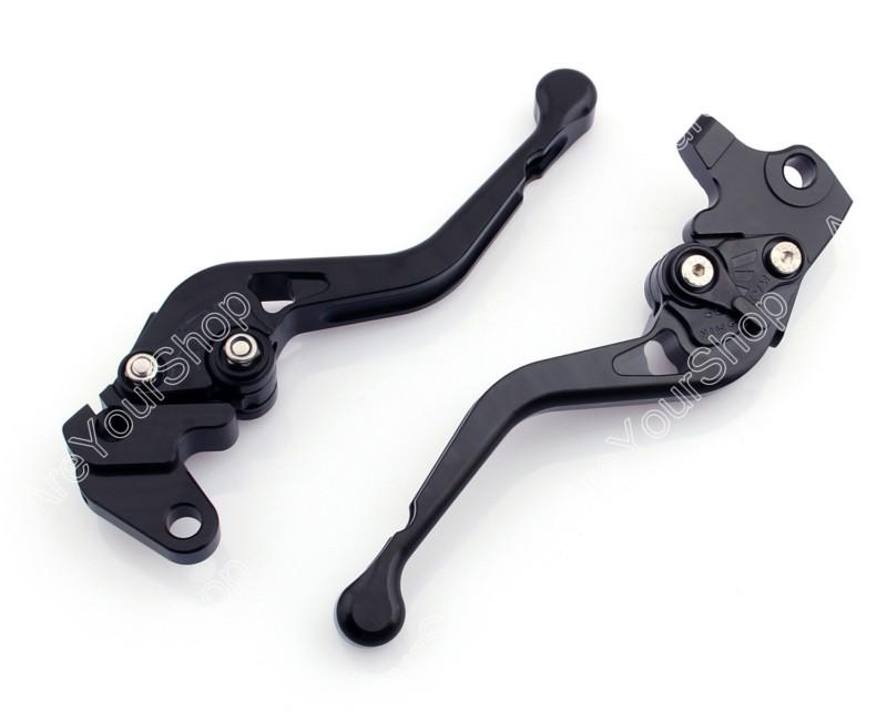 Short adjustable brake clutch levers yamaha fz16 fz 16 2012-2013 black
