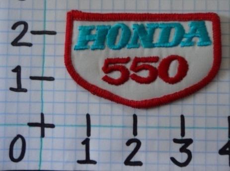 Vintage nos honda 550 motorcycle patch from the 70's 001