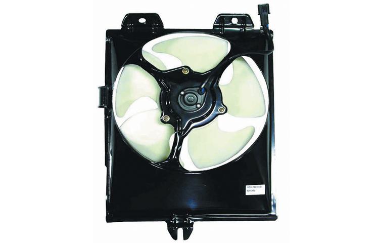 Replacement condenser cooling fan assembly 97-02 98 99 00 01 mitsubishi mirage