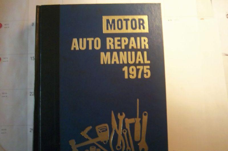 1975 motor repair manual  