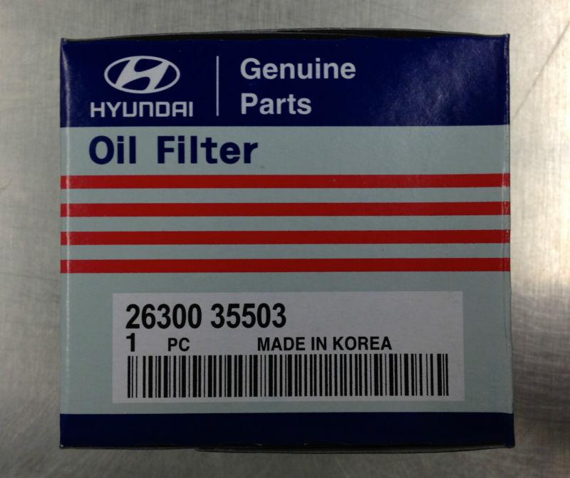 Hyundai genuine oil filter oem 10 pack, part number 26300-35503  