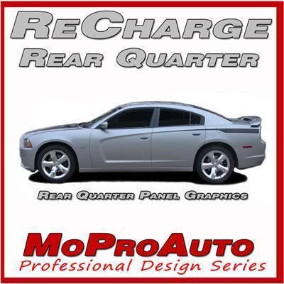Recharge qp dodge charger stripes decals graphics 2011 3m pro grade vinyl 094