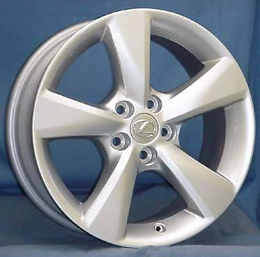 18" lexus rx350, 2013 oe silver wheels (4) rims.