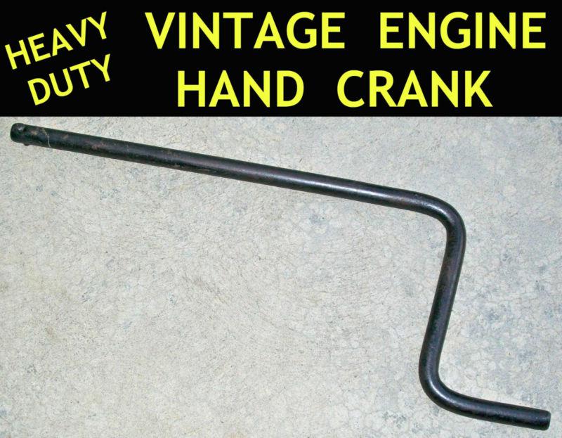 1930s 1940s heavy duty engine hand crank starter tool ✪ vintage car truck pickup