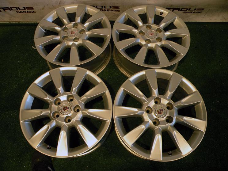 18" factory cadillac xlr wheels silver oem gm 19