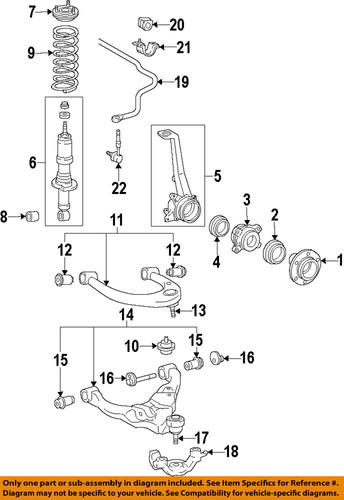 Toyota oem 4350204120 brake-hub