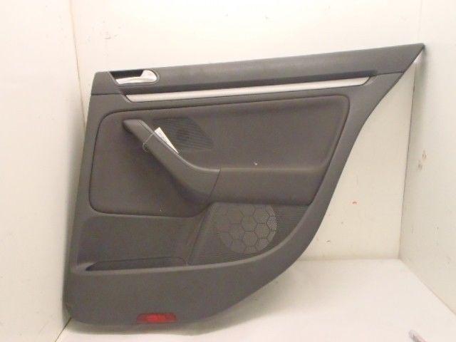 Rear interior door trim panel volkswagen golf rabbit 2006 06 right cloth 524911