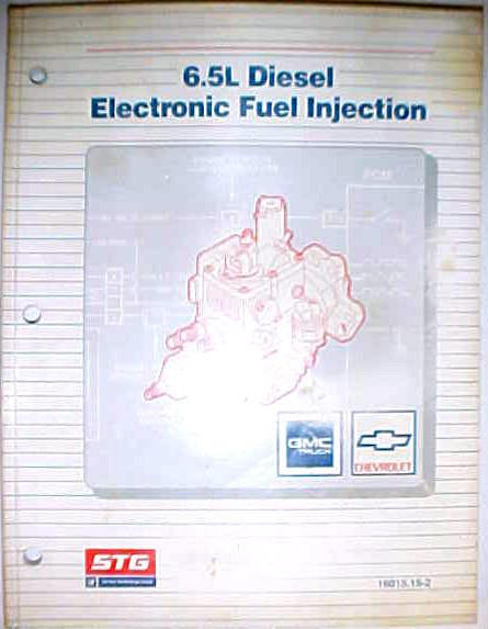 6.5l diesel electronic fuel injection - gm training coursebook v8 