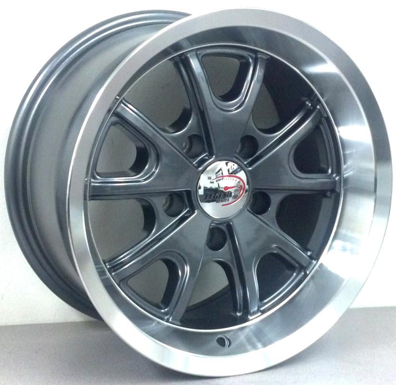 15" eleanor style staggered wheels 15x7 front 15x8 rear muscle car rims