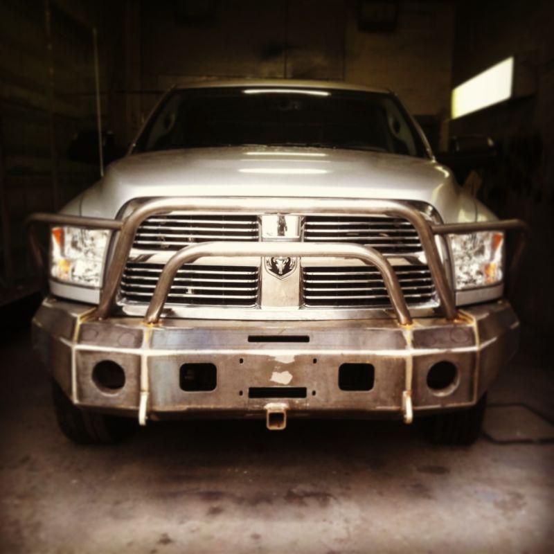 2009- present dodge winch bumper  with brush guard