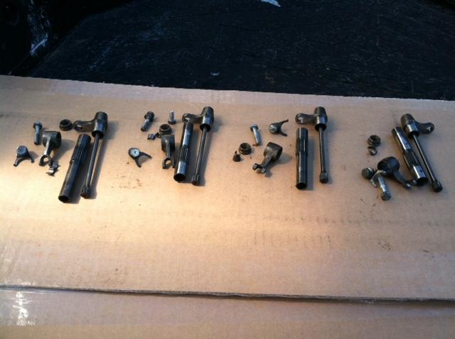 Cb450 cam shaft followers and torsion rods