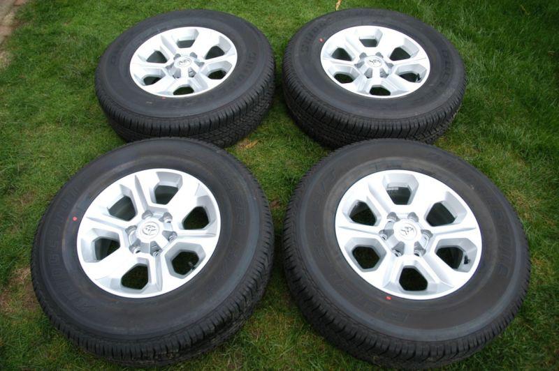 2014 toyota 4runner oem factory 17" trd wheels tires land cruiser 4runner tundra