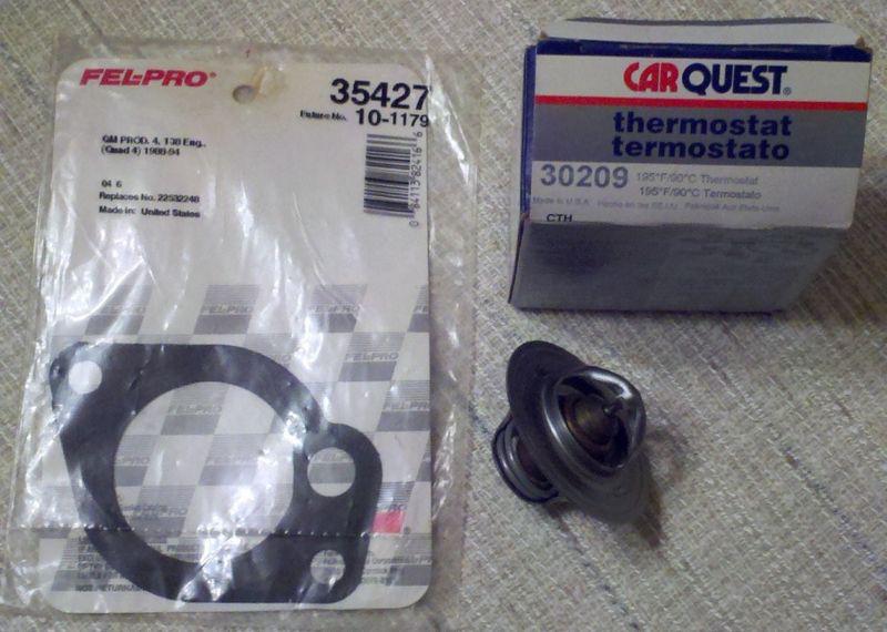New carquest 30209 195 deg-f/90 deg-c thermostat fel-pro 35427 thermostat gasket