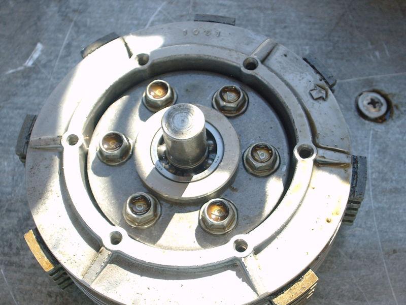 1985-2003 kawasaki kx60 complete clutch pac, pressure plate, disk's bearing