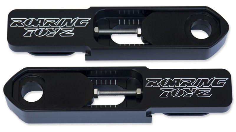 New 2007-08 r1 bolt-on billet swingarm extensions black anodized