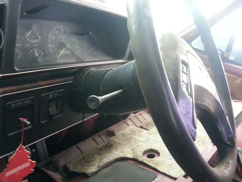 1989 ford f150 bronco tilt steering column m.t. cruise key manual floor shift