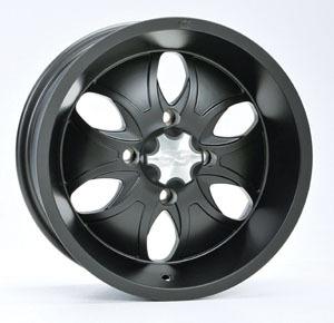 Itp system 6 wheel 14x7 4/115 5+2 blk for arctic cat 250-1000 prowler 1998-2011