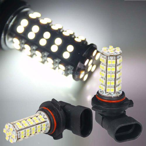 2pcs car xenon white led 9006 69 smd bulbs fog/daytime/headlight light lamp