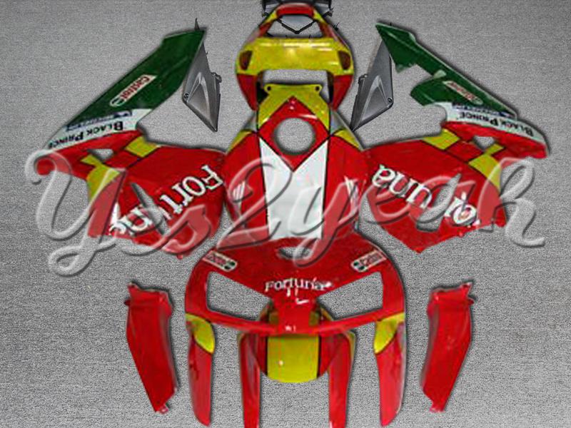 Injection molded fit 2005 2006 cbr600rr 05 06 fortuna red fairing zn1073
