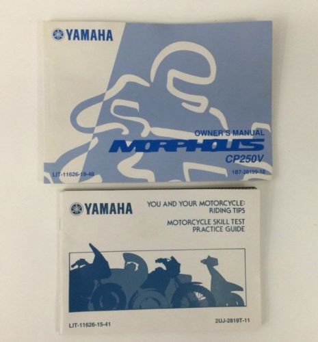 Yamaha 2005 cp250v cp 250 v  morphous owner owner&#039;s manual guide book scooter