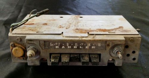 Vintage rambler am car radio untested