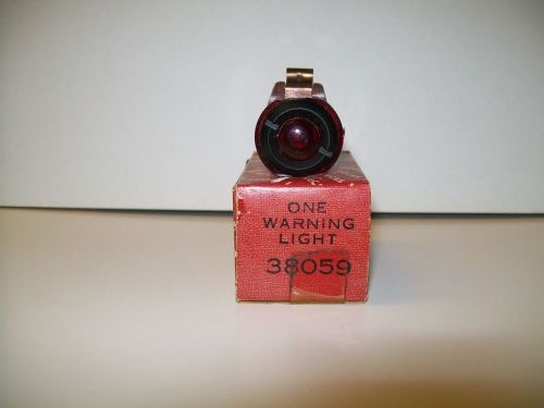 &#034;lucas&#034;  warning light (red)     #38059    (nos- not a reproduction)
