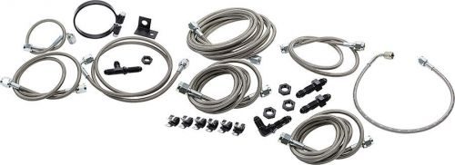Allstar all42052 brake line kit for dirt modified race car with oem calipers