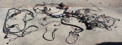 Main chassis dash wiring harness complete w/ fuse box oem 1989 c4 tpi corvette