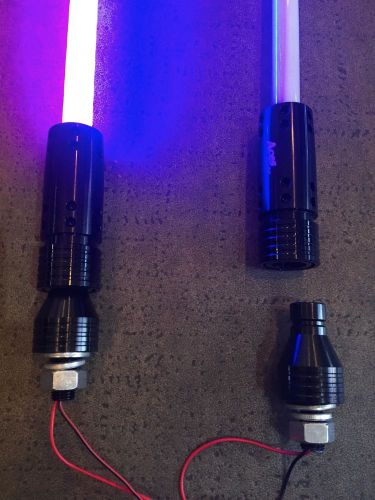 Led light whips- 300 ultra bright led&#039;s per 5&#039; whip-rf remote 20 colors atv utv