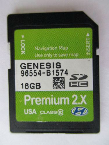 2014 2015 2016 hyundai genesis premium 2x navigation sd card map oem 96554-b1574