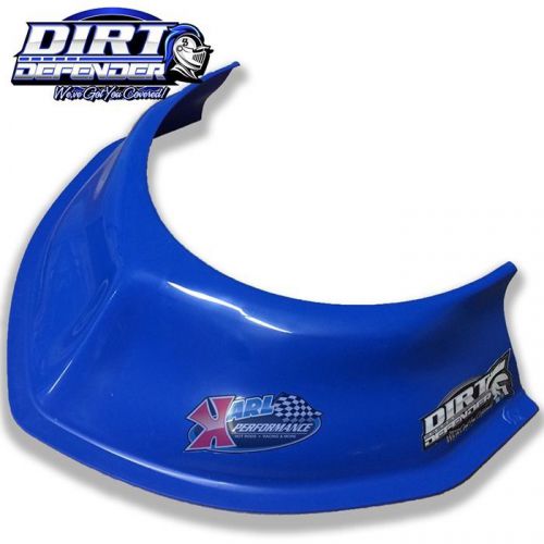 Dirt defender vortex hood scoop dark blue| late model imca dirt| #10310