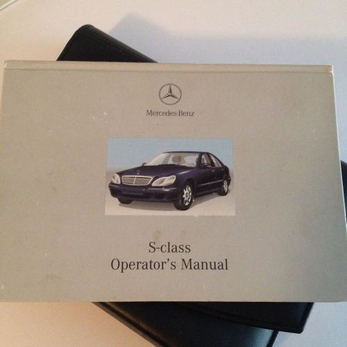 2000 mercedes benz s430 owners manual