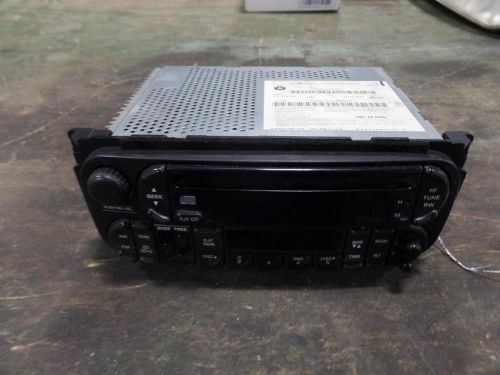 01 jeep grand cherokee radio receiver amfm-stereo-cassette-cd player p56038623af