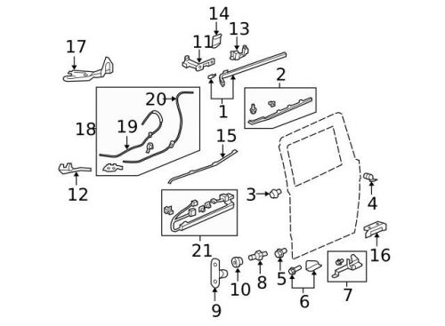 Genuine 2005-2010 honda odyssey plate 72561-shj-a01