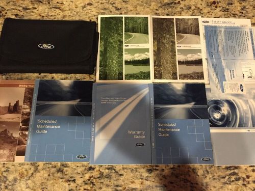 2008 ford escape owners manual set with case oem lqqk!!