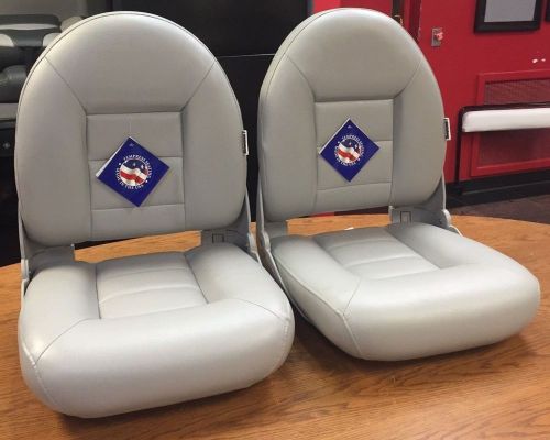 Boat seats tempress solid gray insert  - pair (2) two seats