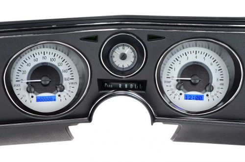Dakota digital 69 chevy chevelle el camino analog dash gauge &amp; clock vhx-69c-cva