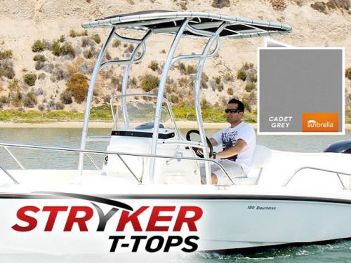 Stryker universal folding t-top center console boat sg600 sunbrella cadet grey