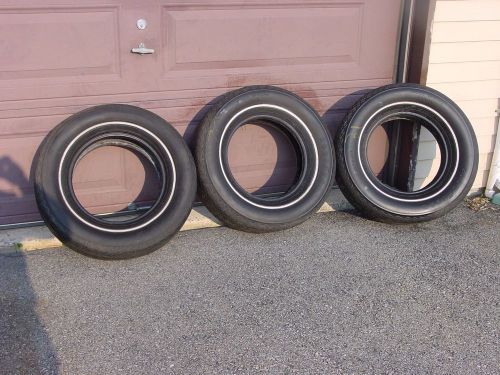 Nos goodyear police special radial tires h70-15 special cop tires blues brothers