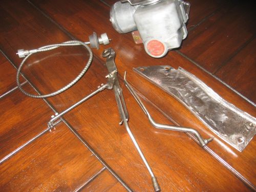 1962, 63, 61? chrysler imperial cruise control regulator,bracket, linkages,cable