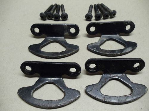 99 - 2016 ford f150 truck bed cleats tie down hooks with factory bolts (4)