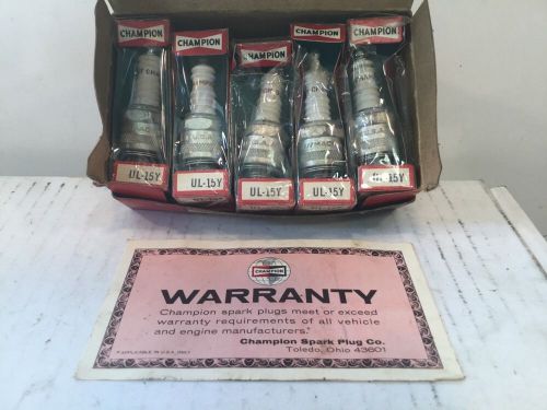 60 61 62 63 64 65 66 67 chevy corvair champion ul 15y spark plugs box of 10 nos