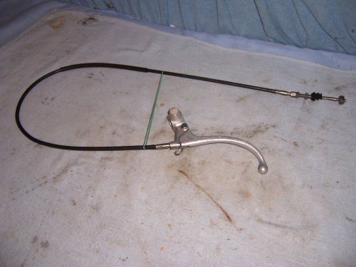 1984 honda atc 110 oem rear brake lever lock and perch with cable